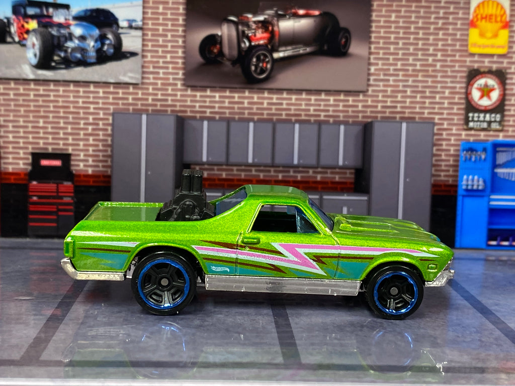 Loose Hot Wheels - 1968 Chevy El Camino - Green