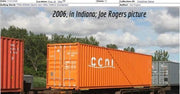 CCNI  40' HIGH CUBE containers with Magnetic system, Corrugated-side. JTC # (405006) exact product view 3