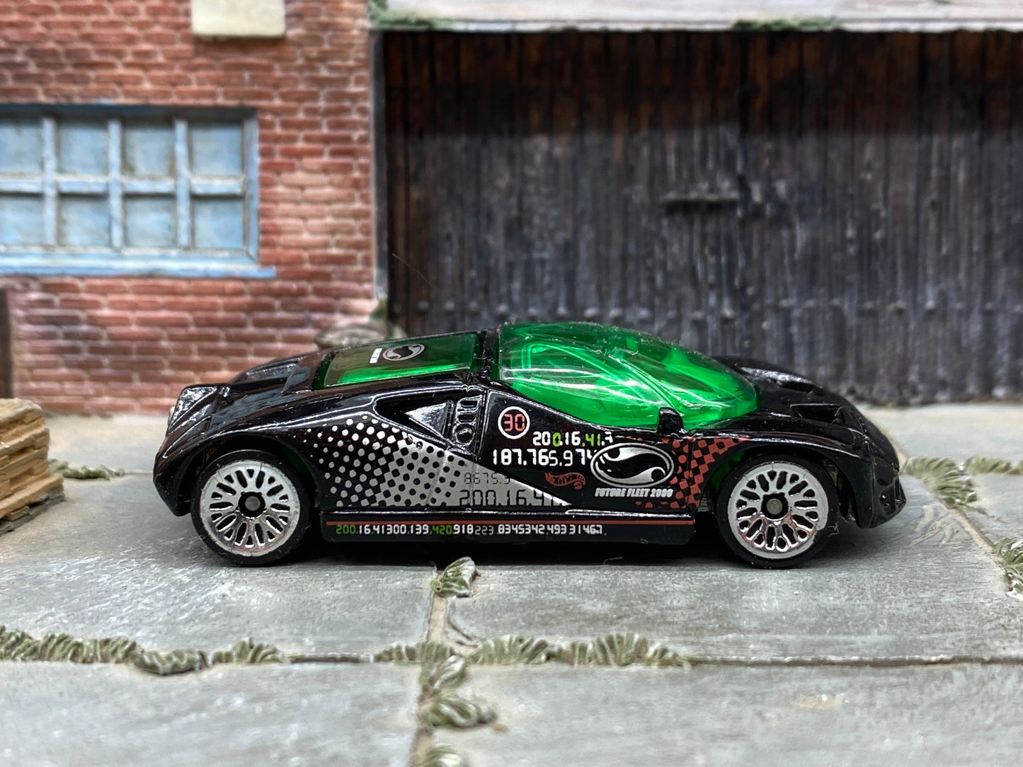 Loose Hot Wheels - Ford GT90 - Black and Green