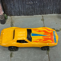 Loose Hot Wheels 1988 - Color Racers Chevy Corvette Stingray - Metallic Gold