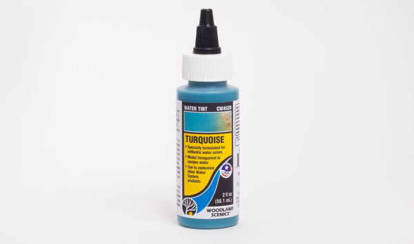 Woodland Scenics CW4520 Turquoise Water Tint, exact 2 fl oz bottle.