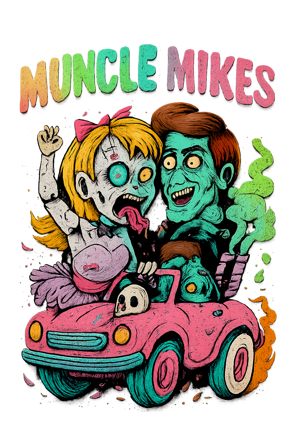 Gray Hot Rod shirt featuring bold monster rod artwork for collectors and enthusiasts