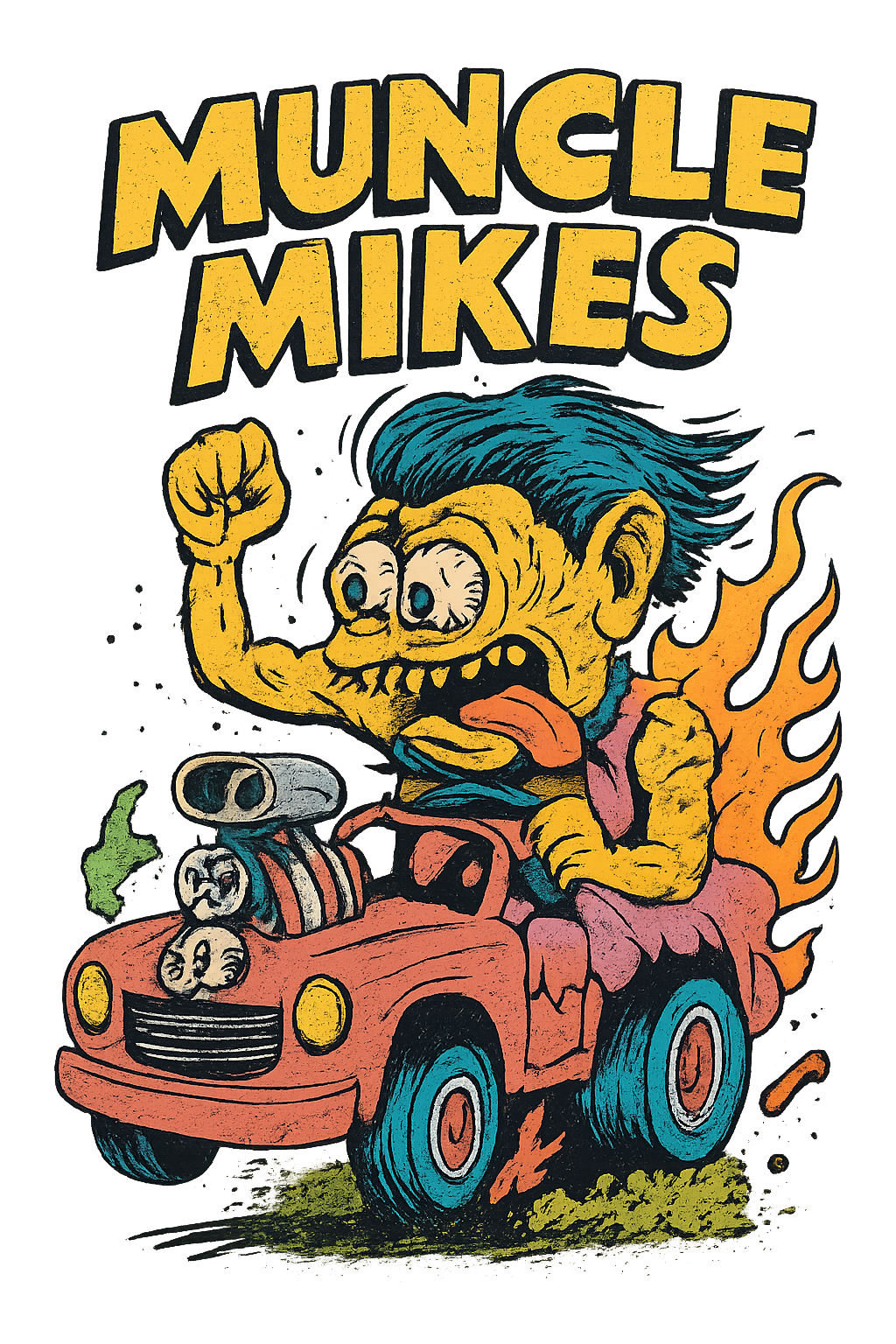 Exclusive Hot Rod & Rat Rod shirt subscription delivering new vintage-style tee each month