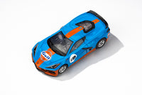 AFX 2022 Corvette C8 Gulf HO Slot Car — official product view 1