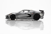AFX 2022 Corvette C8 Hypersonic Grey HO Slot Car — official product view 3