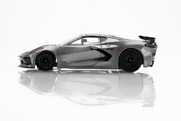 AFX 2022 Corvette C8 Hypersonic Grey HO Slot Car — official product view 3