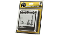 Woodland Scenics D229 HO Steam Engine and Hammer Mill Kit actual kit package