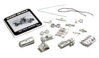 Woodland Scenics D242 HO Diamond T Tank Truck Kit actual unassembled components