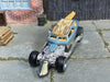 Custom Hot Wheels - Surf Crate - Gray Blue - Mag Wheels - Rubber Tires