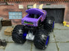 Loose Hot Wheels Monster Jam - Monster Truck - Jurassic Attack - Purple