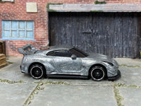 Assembled unpainted Nissan 35GT-RR Ver. 2 DIY kit, side view