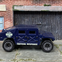 Loose Hot Wheels - Humvee - Dark Blue First Response