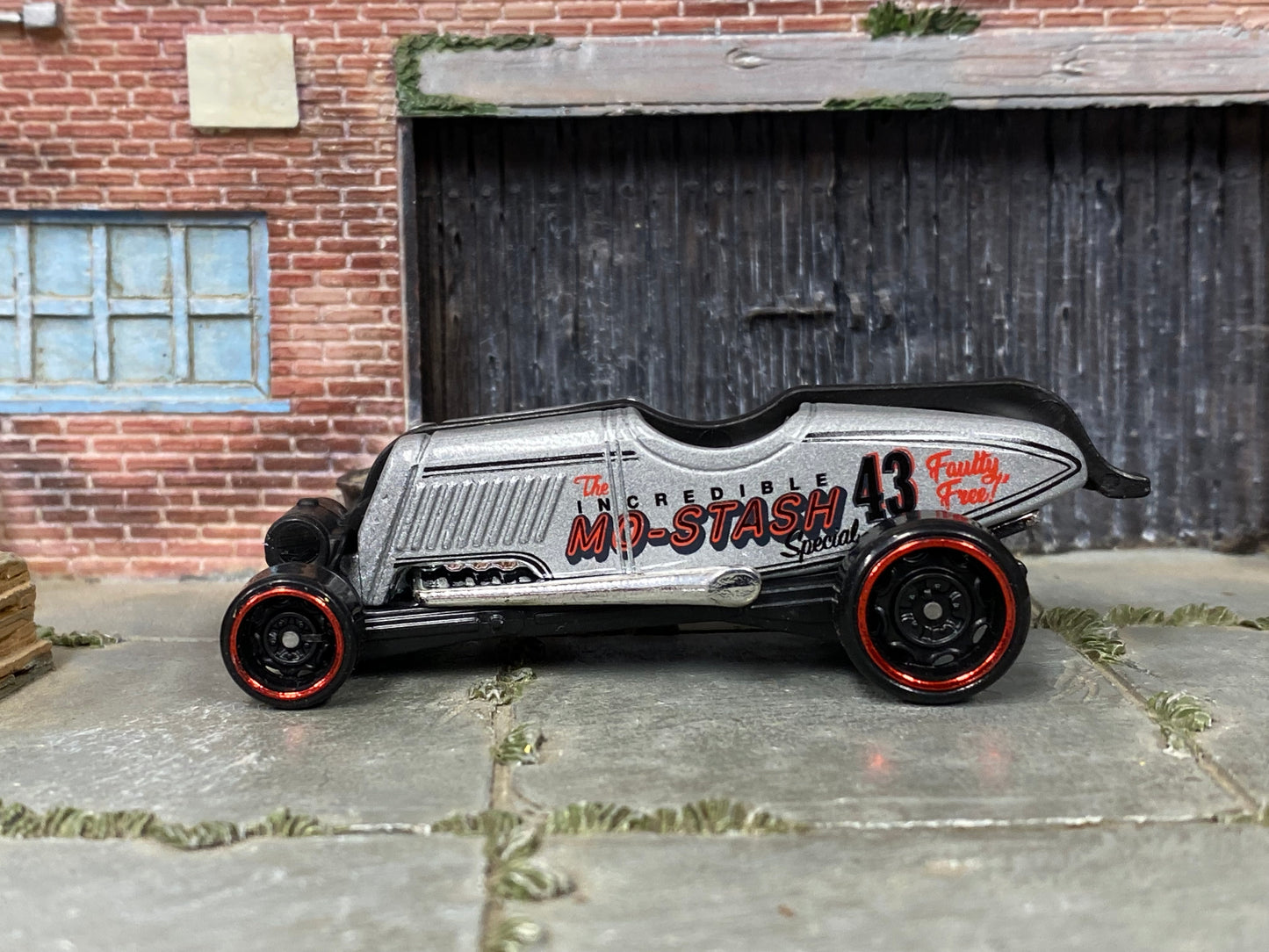 Loose Hot Wheels - Mo-Stash Hot Rod - Gray and Black