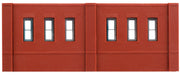DPM N Scale Modulars System(TM) (Plastic) -- Dock Level Windows pkg(3); 3-1/2" Wide x 1-13/32" High (8.7 x 3.5cm) (60102) product view 3