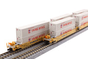 MAXI-I TTX New Logo 5-Unit Set #759368 w/ Yang Ming Containers (106-6213) exact product view 2