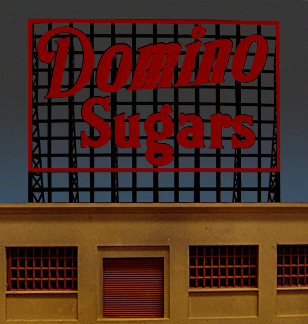 Miller Engineering Domino Sugar Billboard Sign (Lg) — exact product reference