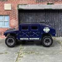 Loose Hot Wheels - Humvee - Dark Blue First Response