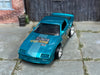 Custom Hot Wheels - Blown Camaro - Blue - Chrome Steel Wheels - Rubber Tires