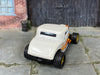 Custom Hot Wheels - 1932 Ford 3 Window - White, Orange and Gold 52 Years - Yellow and Chrome Mag Wheels - Rubber Tires