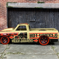 Loose Hot Wheels - 1967 Chevy C10 Pick Up Truck - Brown Art Series