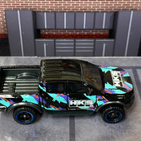 Loose Hot Wheels - 2019 Ford Ranger Raptor 4X4 Truck - Black, Blue and Purple HKS