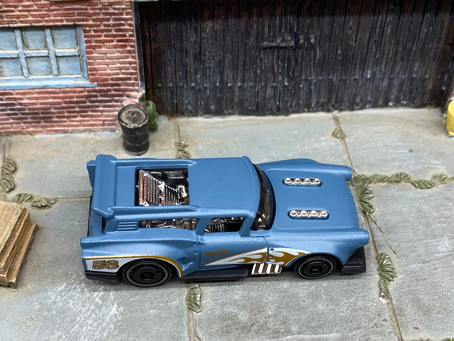 Loose Hot Wheels - Gone Mad - Gray Blue 58