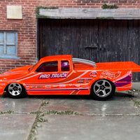 Loose Hot Wheels - Pro Stock Chevy S10 Drag Race Truck - Bright Orange
