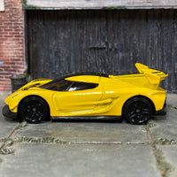 Loose Hot Wheels - 2020 Koenigsegg Jesko - Yellow and Black