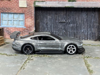 Assembled unpainted 2018 Ford Mustang GT DIY kit, side view