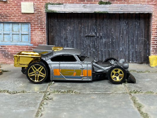 Loose Hot Wheels - Aristo Rat - Satin Gray and Gold 51st