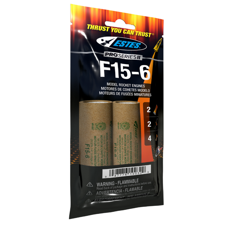 Estes F15-6 Engines (29 mm) (10032) product view 1