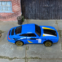 Loose Hot Wheels -1996 Porsche Carrera - Blue, Black and White
