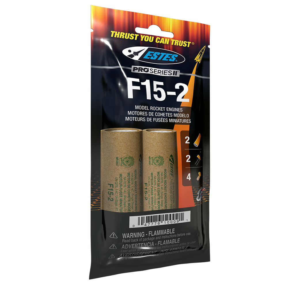 Estes F15-2 Engines (29 mm) (10009) product view 1
