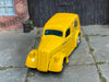 Custom Hot Wheels - Ford Anglia Panel - Yellow - Chrome Mag Wheels - Rubber Tires