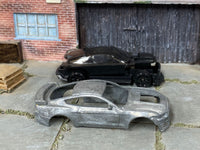 Disassembled 2020 Ford Mustang Shelby GT500 DIY kit with stripped body and components