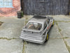 Custom Hot Wheels - 1987 Ford Sierra Cosworth - Silver and Black 87 - Gold Mag Wheels - Rubber Tires