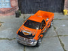 Custom Hot Wheels - 1997 Ford F150 - Harley Orange and Black - Chrome AMR Wheels - Rubber Tires