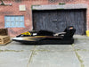 Loose Hot Wheels - Hydroplane Jet Boat - Black, White and Gold