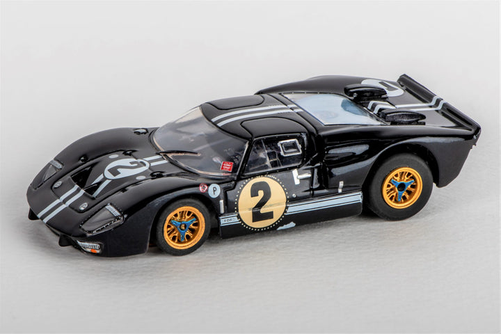 AFX Ford GT40 Mark IIB #2 Sebring Nightmist Blue HO Slot Car — official product view 1