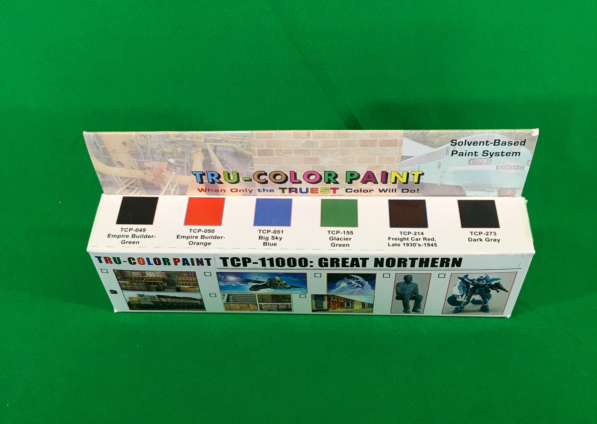 Tru-Color Paint 11000 Great Northern Railroad Paint Set (6-Pack of 1oz Bottles) — exact Tru-Color Paint product image