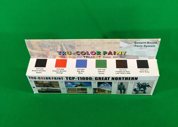 Tru-Color Paint 11000 Great Northern Railroad Paint Set (6-Pack of 1oz Bottles) — exact Tru-Color Paint product image