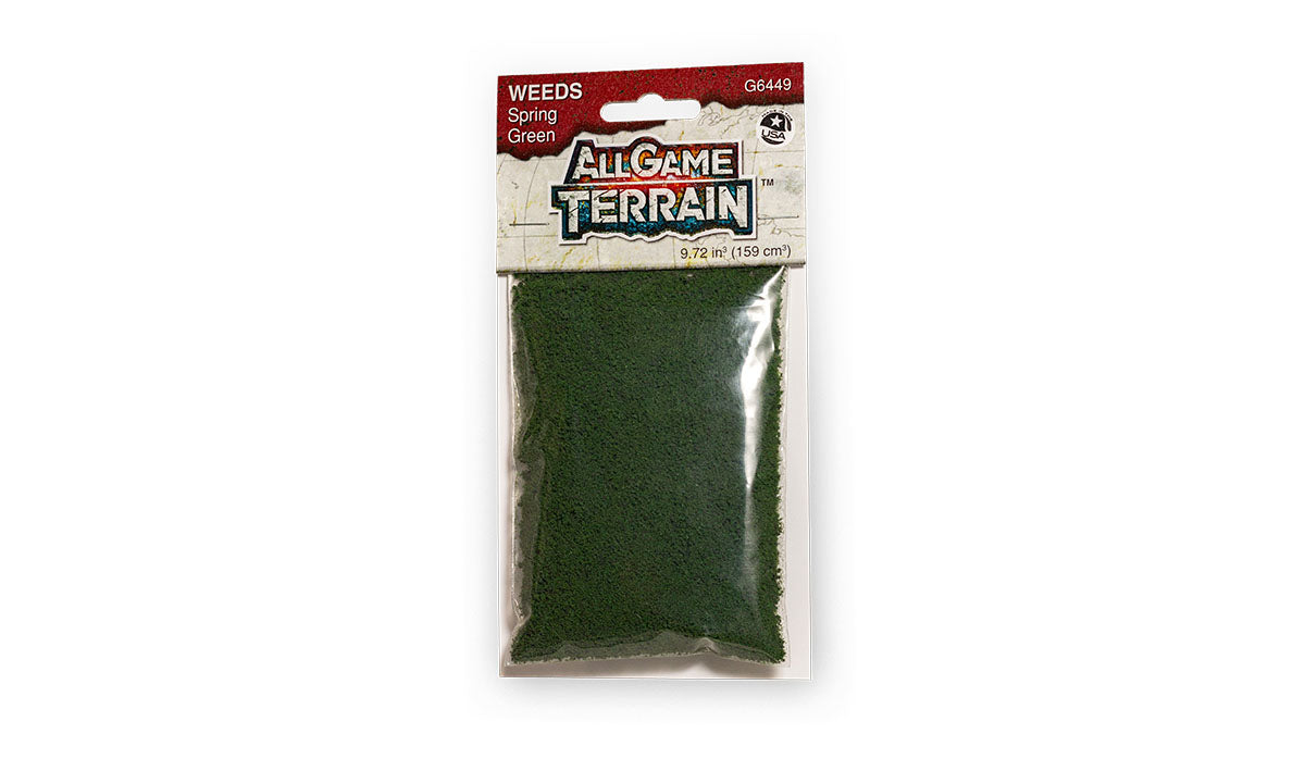 Woodland Scenics G6449 All Game Terrain Spring Green Weeds, retail package