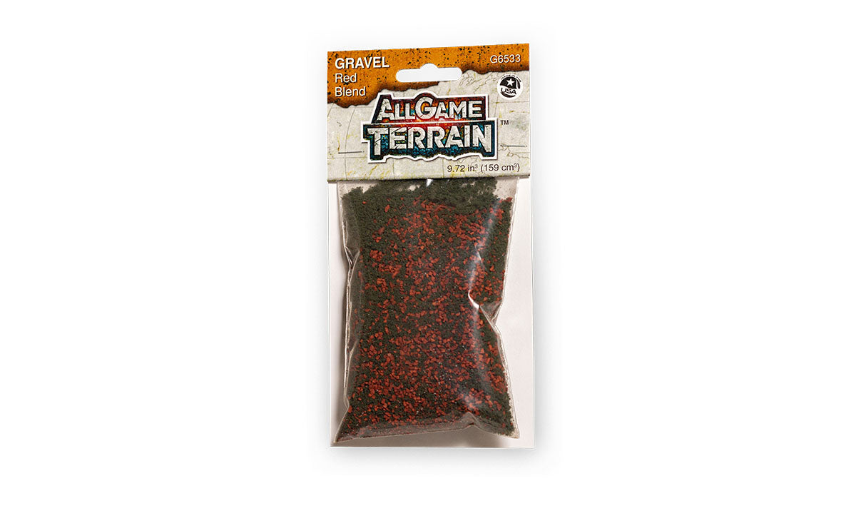 Woodland Scenics G6533 All Game Terrain Red Blend Gravel, retail package