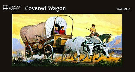 Glencoe Models 1:48 COVERED WAGON W/FIG – GLM05402