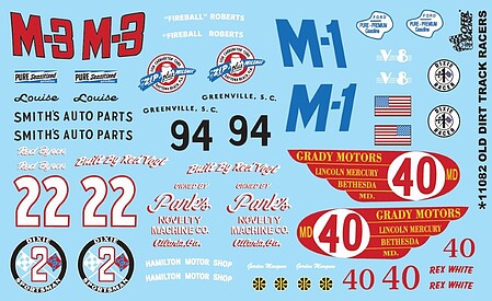 Good Ol' Boys OLD DIRT TRK RACERS DECAL (GOF11082)