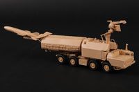 Hobby Boss 82937 1/72, side view of the unpainted sample and raised radar