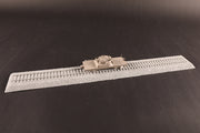 Hobby Boss 82955 1/72, assembled unpainted armored railcar on track display base