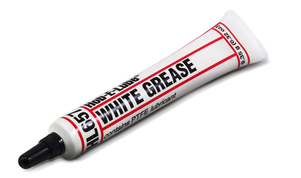 Woodland Scenics HL657 Hob-E-Lube White Grease tube, labeled PTFE lubricant