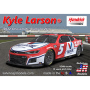Salvinos JR Models Hendrick Motorsports 2022 Chevrolet Camaro Kyle Larson #5 Valvoline Livery — exact product reference