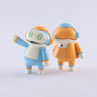 Hasegawa CW16 / 64516, front and rear views of the two assembled robots